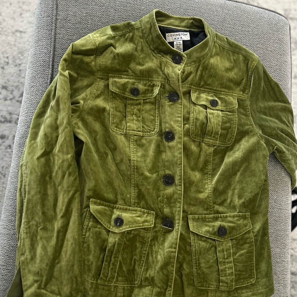 Velvet Green Jacket